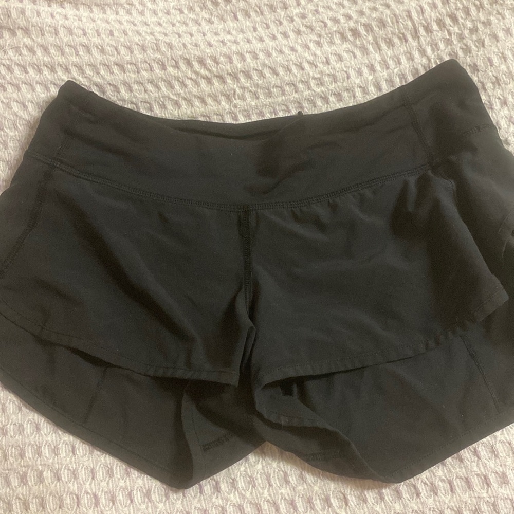 Lululemon speed up shorts black